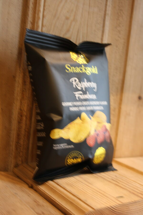 Snack gold, Spanske Gourmet chips m. Hindbær - 40gr. - Image 2